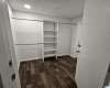 large walk in closet has a door leading outside. It would be perfect to add a private outdoor hot tub!!