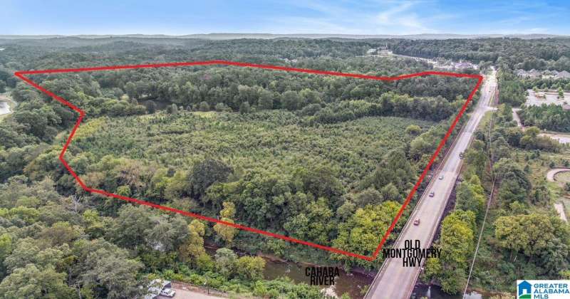 Several parcels of land sold as one for approximate 93.5 acres.  Across the road is Arbor Hills Subdivision ,Riverchase Elementary School and United Methodist Church.  Cahaba Riverchase Greenway Trailhead. Half mile asphalt walking trail.